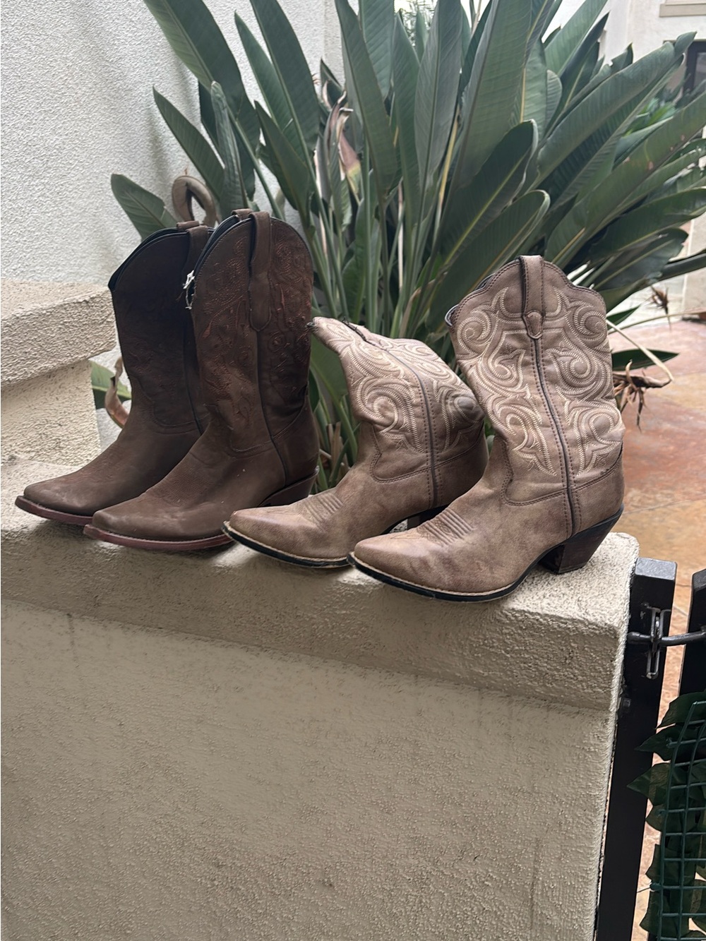 Durango Brown Interior-Lined Cowboy Boots